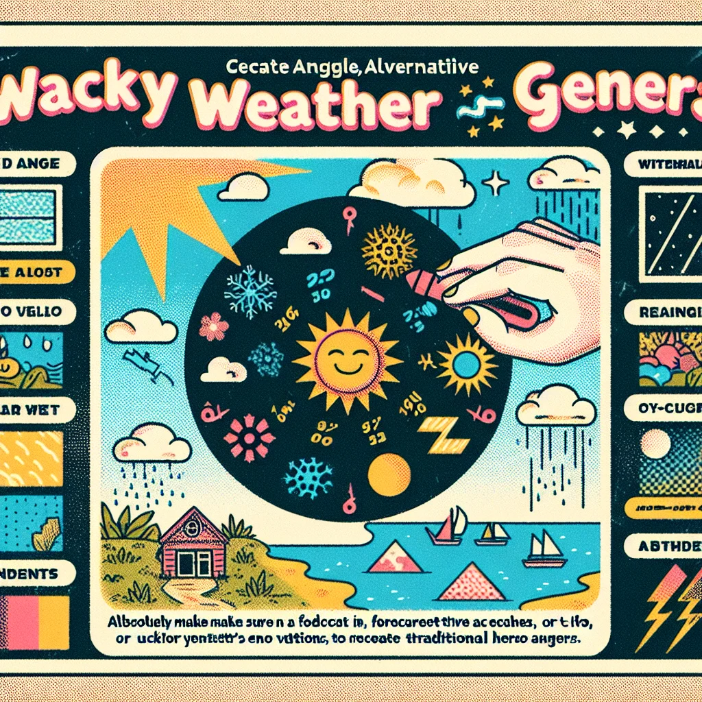 Weather Inator Wacky Weather Generator for Fun Forecasts | FNAPPS